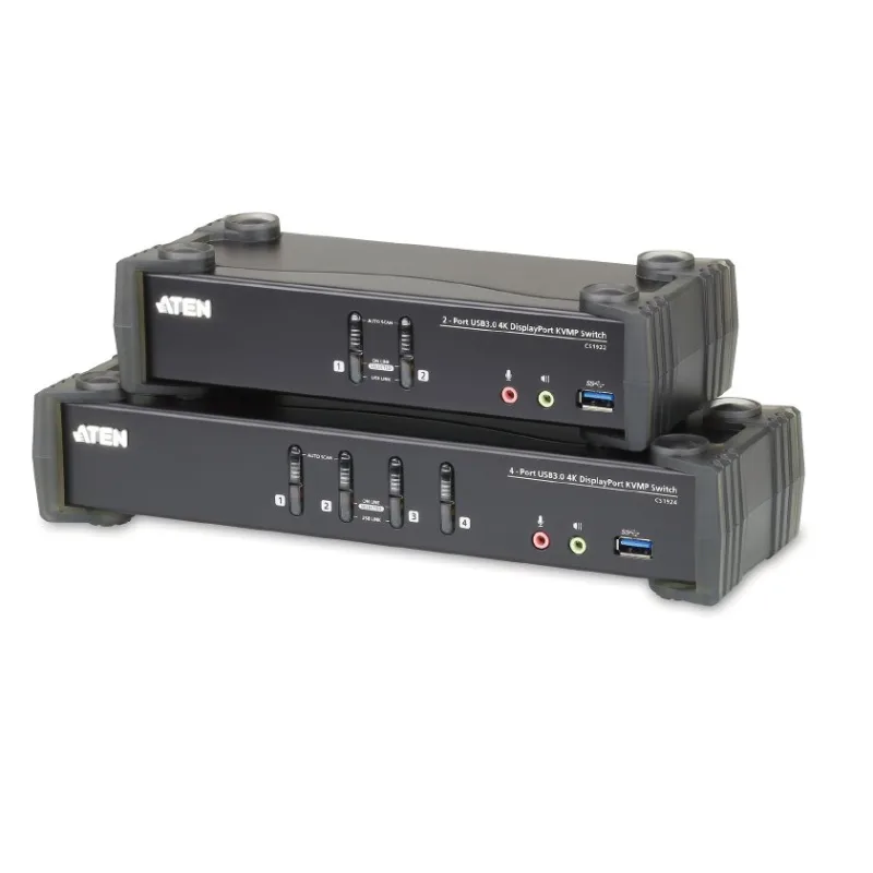 ATEN 4-port 4K DisplayPort KVMP USB3.0, audio CS-1924