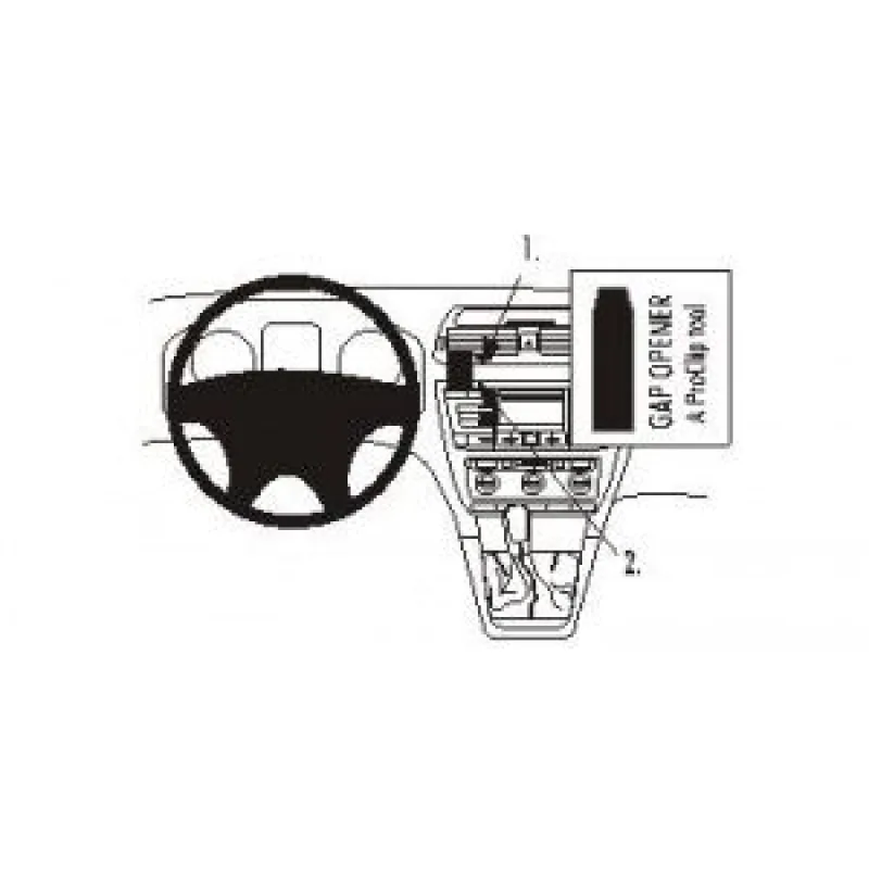 Brodit ProClip montážní konzole pro Octavia 05 PBR-853525