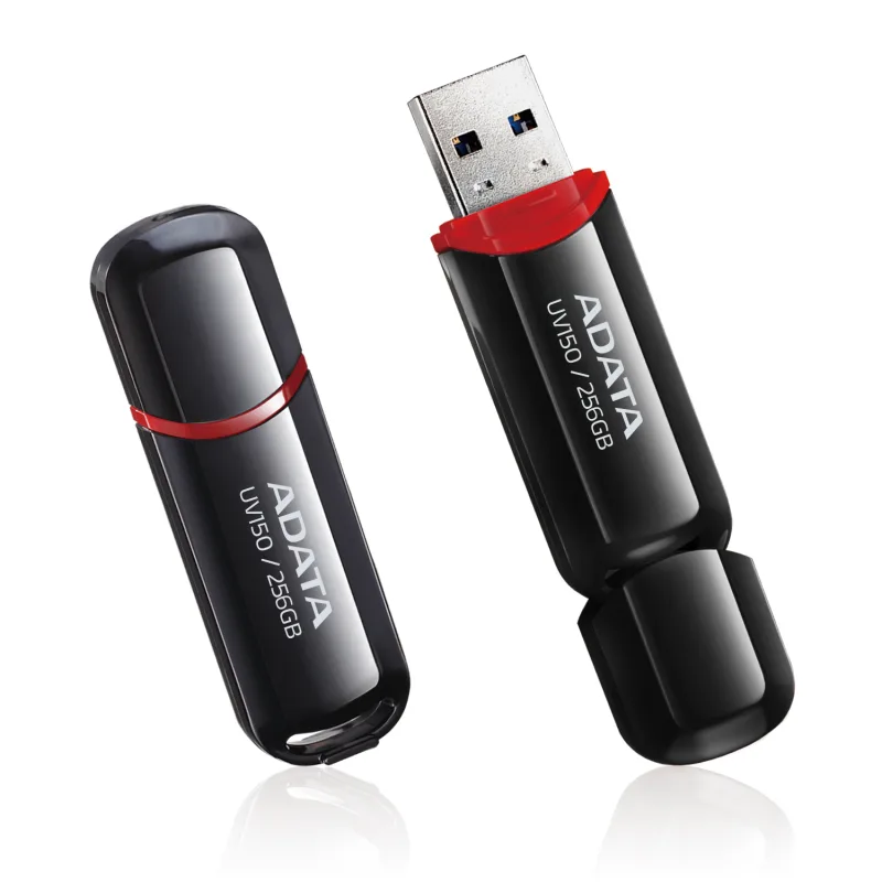 ADATA UV150/256GB/USB 3.2/USB-A/Černá AUV150-256G-RBK