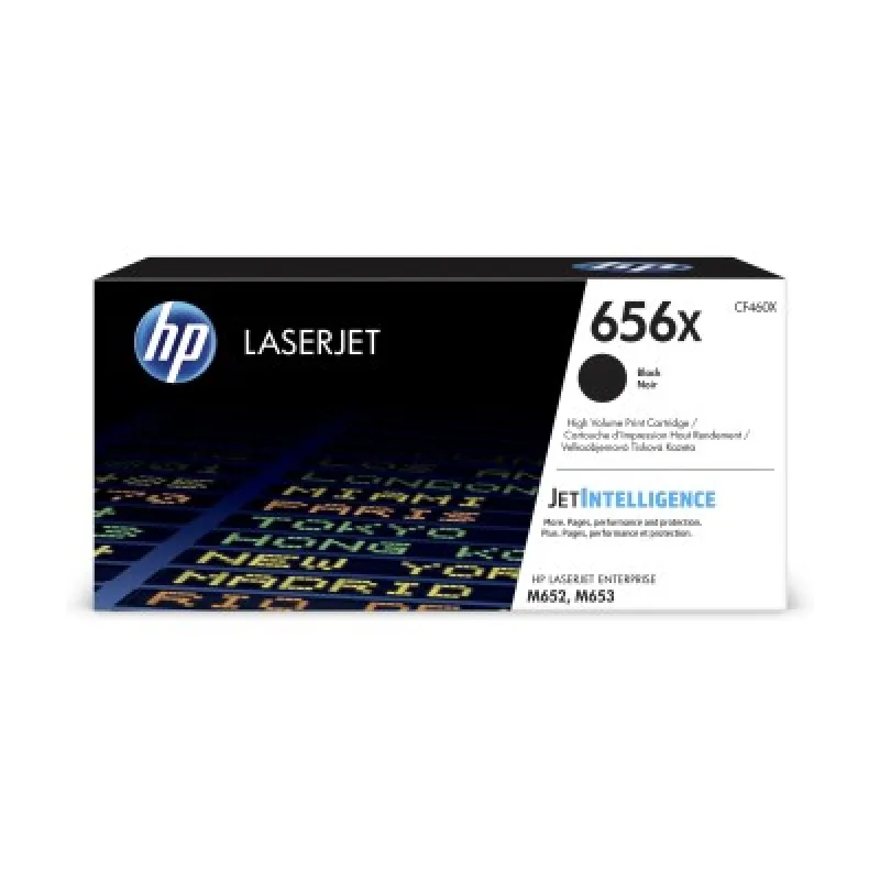 HP 656X High Yield černá LaserJet Cartridge,CF460X CF460X