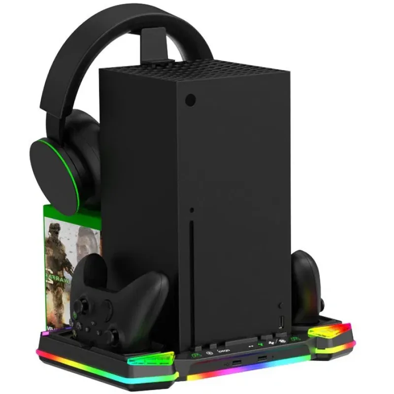 NONAME iPega XBX025S Multifunkční Nabíjecí RGB Stojan s Chlazením pro Xbox 8596311267789