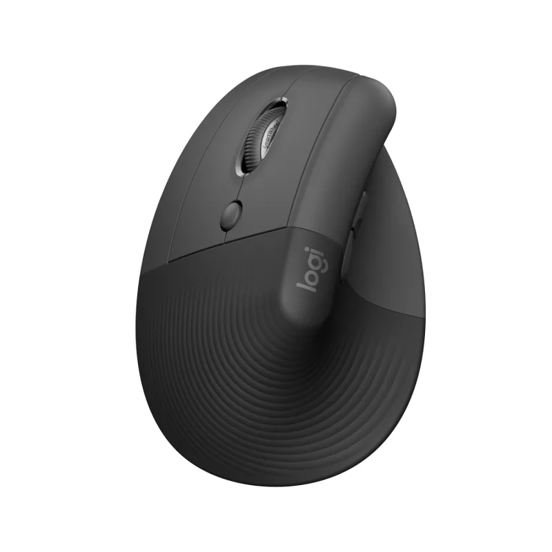 LOGITECH Lift For Business/Ergonomická/Optická/Pro leváky/4 000 DPI/USB+BT/Grafitová 910-006495