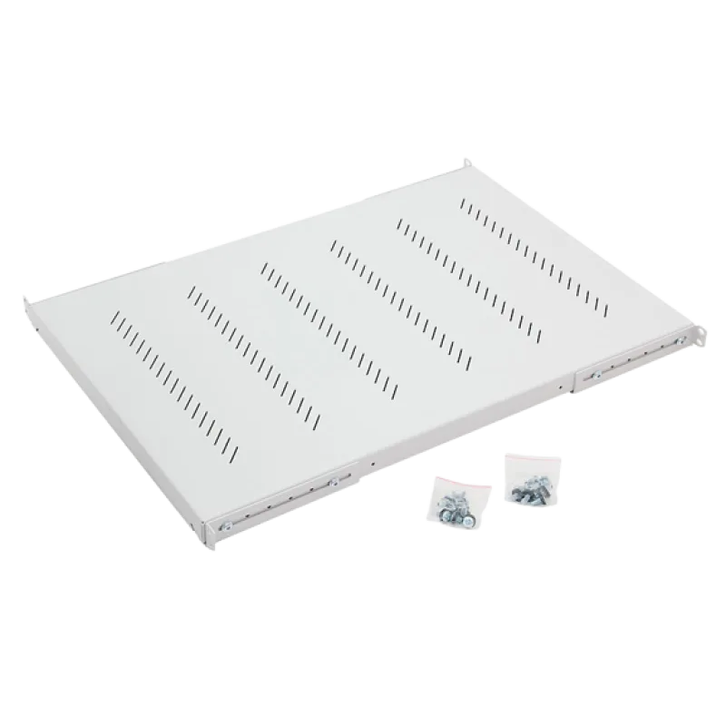 TRITON 19" police A1 s perforací 750mm, max.40kg šedá RAC-UP-750-A1