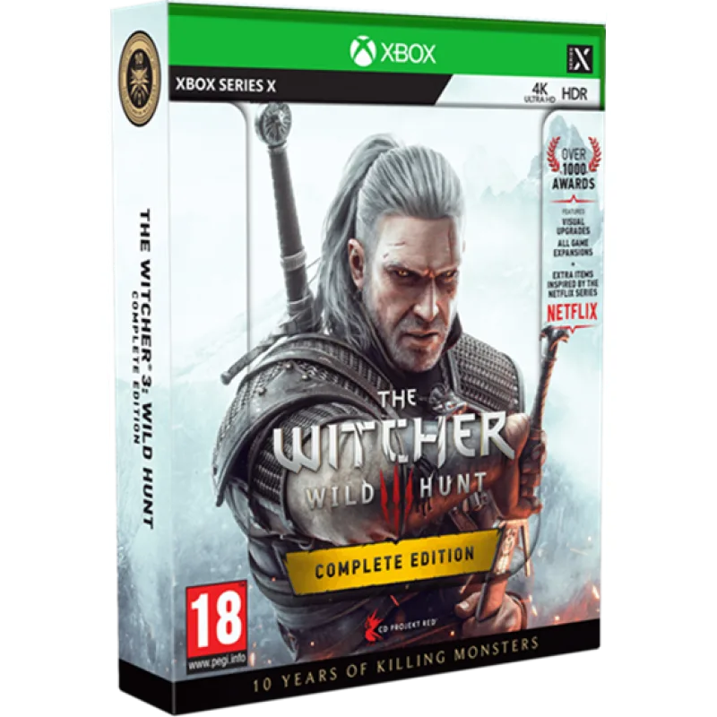 COMGAD XSX - The Witcher 3: The Wild Hunt - Complete Edition + 10th Anniversary Steelbook 5908305250470