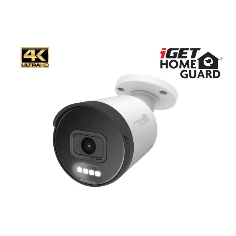 iGET HGNHK938CAM - UltraHD 4K PoE IP kamera, SMART detekce, IP66, zvuk, noční přísvit 40m, ONVIF 2.6 75020563
