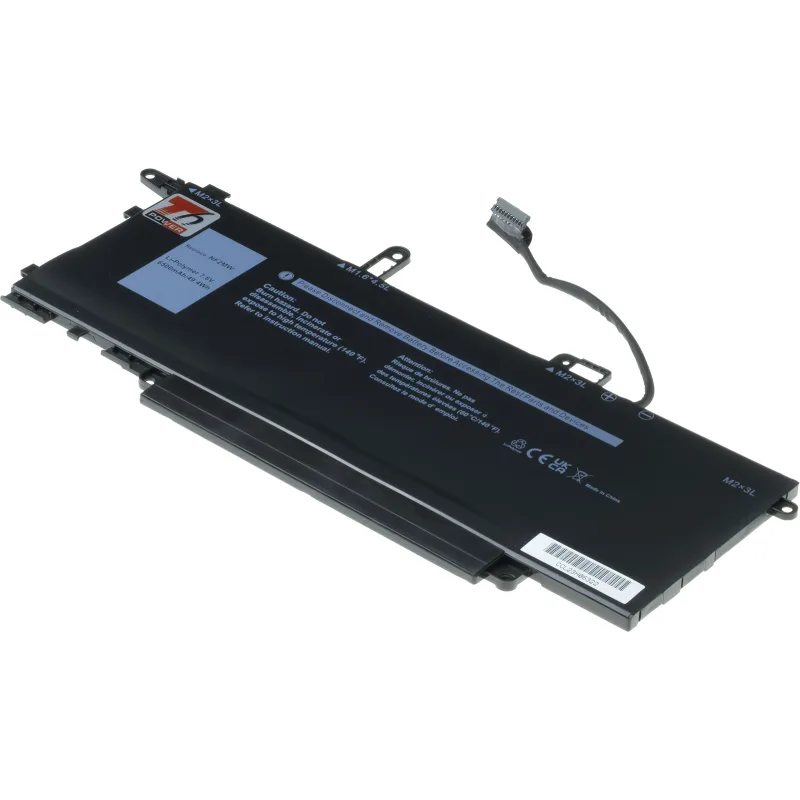 Baterie T6 Power Dell Latitude 7400 2in1, 9410 2in1, 6500mAh, 49Wh, 4cell, Li-pol NBDE0236