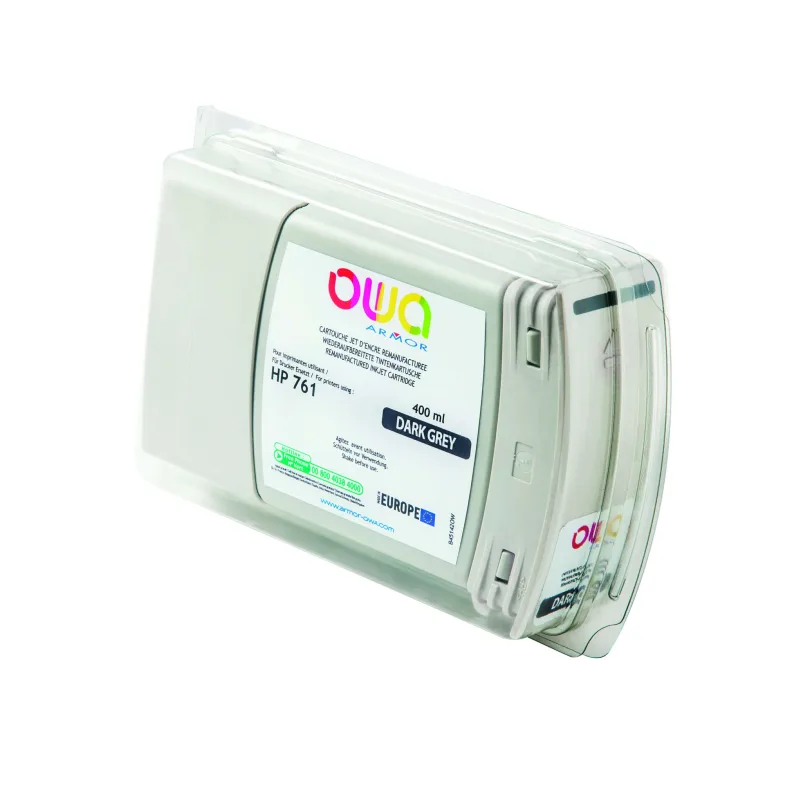 OWA Armor ink-jet kompatibilní s HP DJ T7100 dark grey, 400ml, kom.s CM996A B45142OW