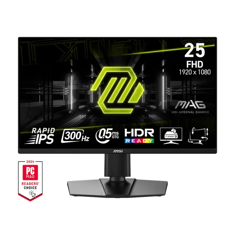MSI MAG/255PXF/24,5"/IPS/FHD/300Hz/0,5ms/Černá/3R MAG 255PXF