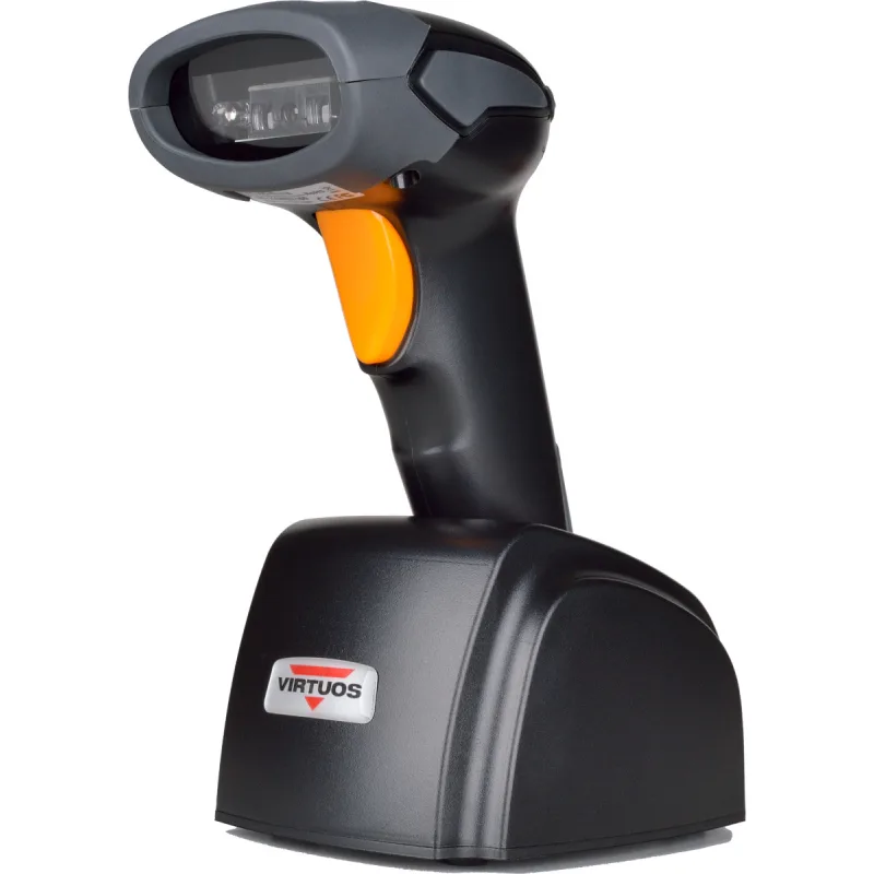 CCD čtečka Virtuos HW-311A, bezdrátová, základna, USB (klávesnice/RS-232 emulace), černá EH02G0022
