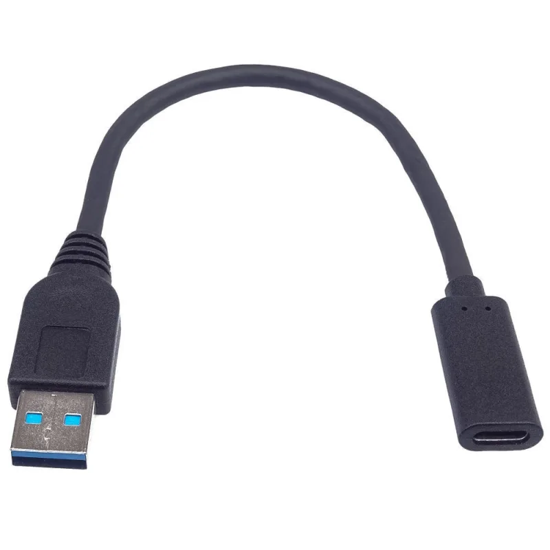 PremiumCord Adaptér USB 3.0 A/samec - USB-C/samice, USB 3.2 GEN2, 3A, 20cm kur31-17
