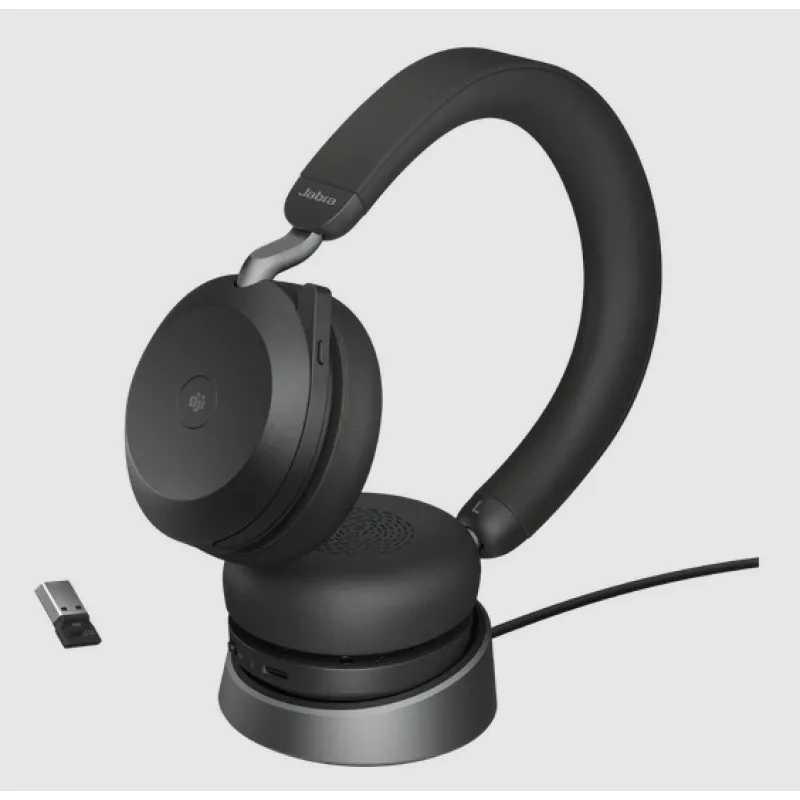 Jabra Evolve2 75/Stereo/ANC/USB/BT/Stand/Černá 27599-989-989