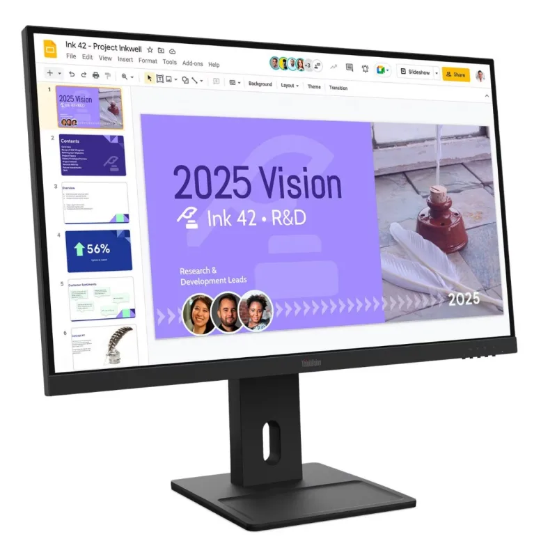 Lenovo ThinkVision/E27Q-40/27"/IPS/QHD/100Hz/6ms/Černá/3R 64BDGAT4EU