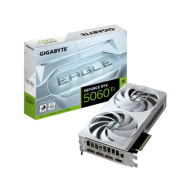 GIGABYTE GeForce RTX 5060 Ti EAGLE ICE/OC/8GB/GDDR7 GV-N506TEAGLEOC ICE-8GD