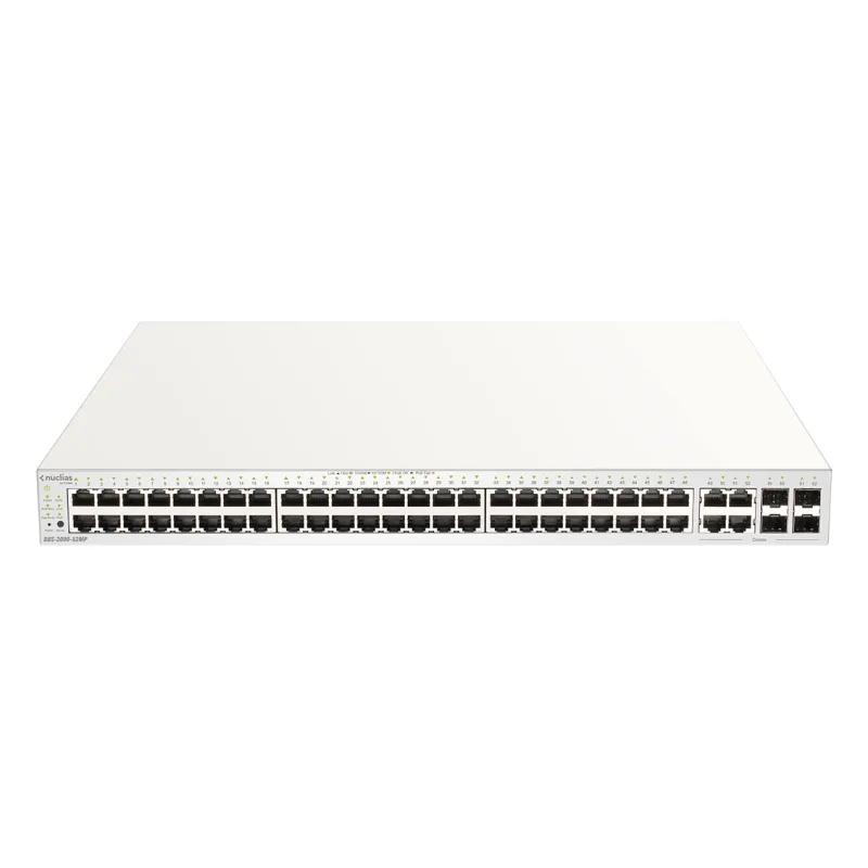D-Link DBS-2000-52MP 52xGb PoE+ Nuclias Smart Managed Switch 4x1G Combo Ports,370W (With 1 Year Lic) DBS-2000-52MP/E