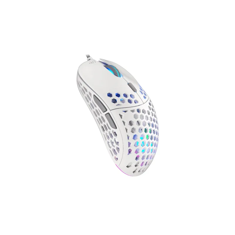 Endorfy LIX Plus/Herní/Optická/Pro praváky/19 000 DPI/Drátové USB-A/Bílá EY6A003