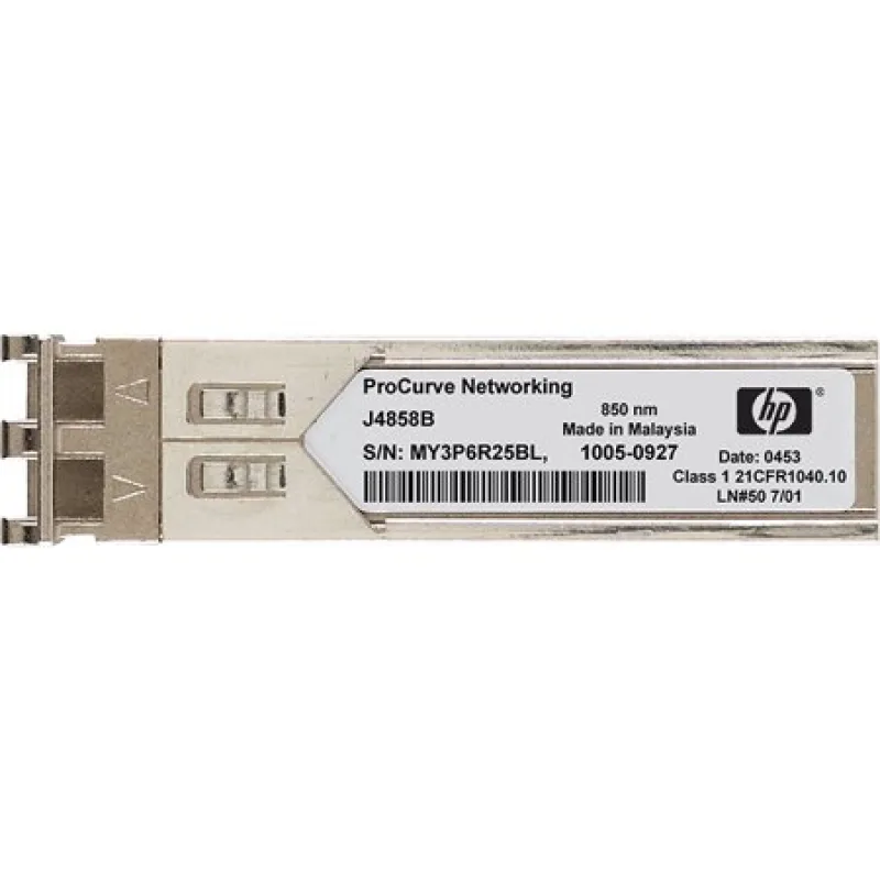 HP ENTERPRISE Aruba 1G SFP LC SX 500m MMF XCVR J4858D