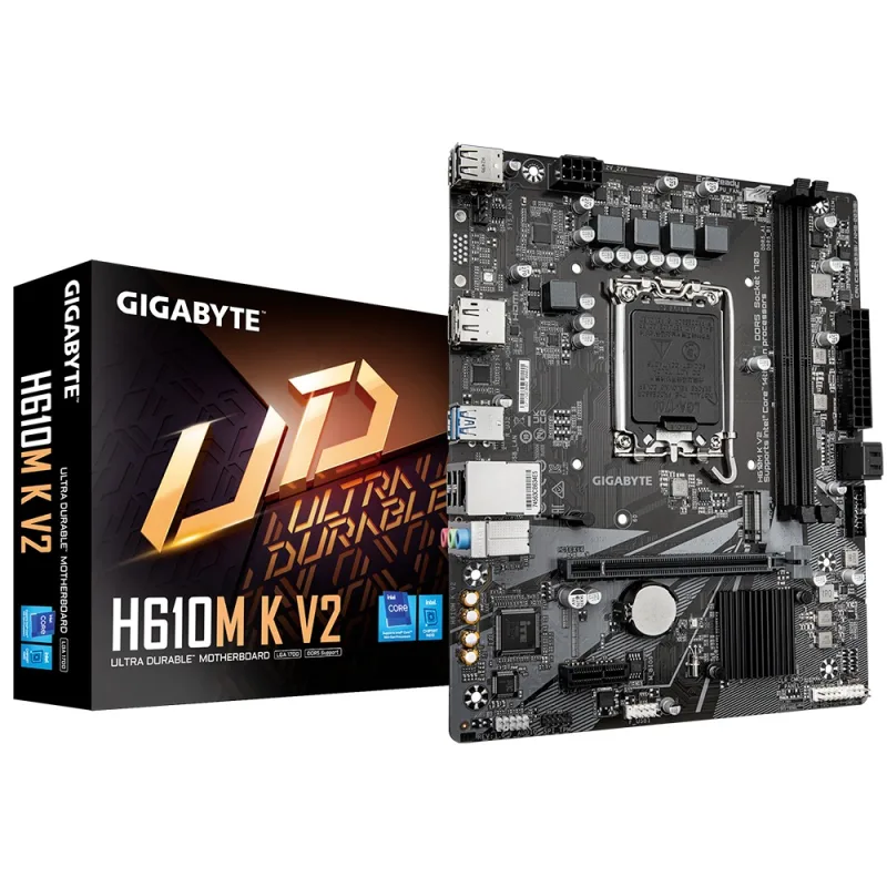 GIGABYTE H610M K V2/LGA 1700/mATX H610M K V2