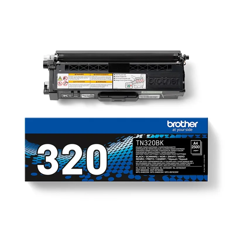 Brother TN-320BK, toner černý, 2 500 str. TN320BK