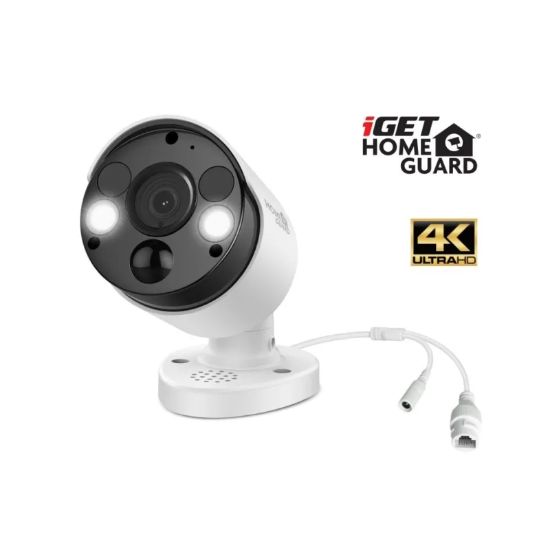 iGET HGNVK936CAM - UltraHD 4K PoE IP kamera, SMART detekce, IP66, zvuk, noční přísvit 40m, ONVIF 2.6 75020546