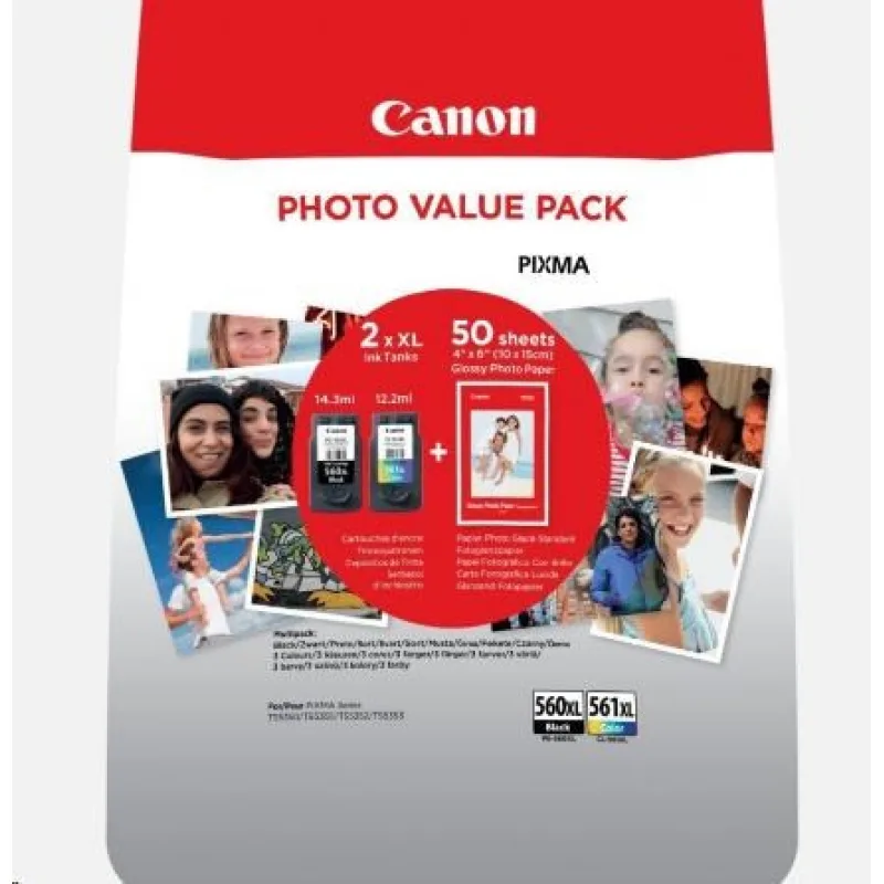 Canon CRG PG-560XL/CL-561XL PHOTO VALUE 3712C008