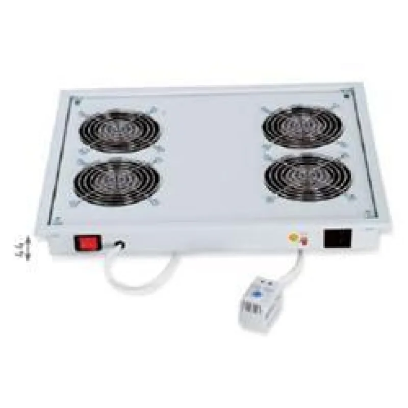 TRITON Vent.j. horní(spodní) 4x ventilátor 220V/92W šedá RAC-CH-X04-X3