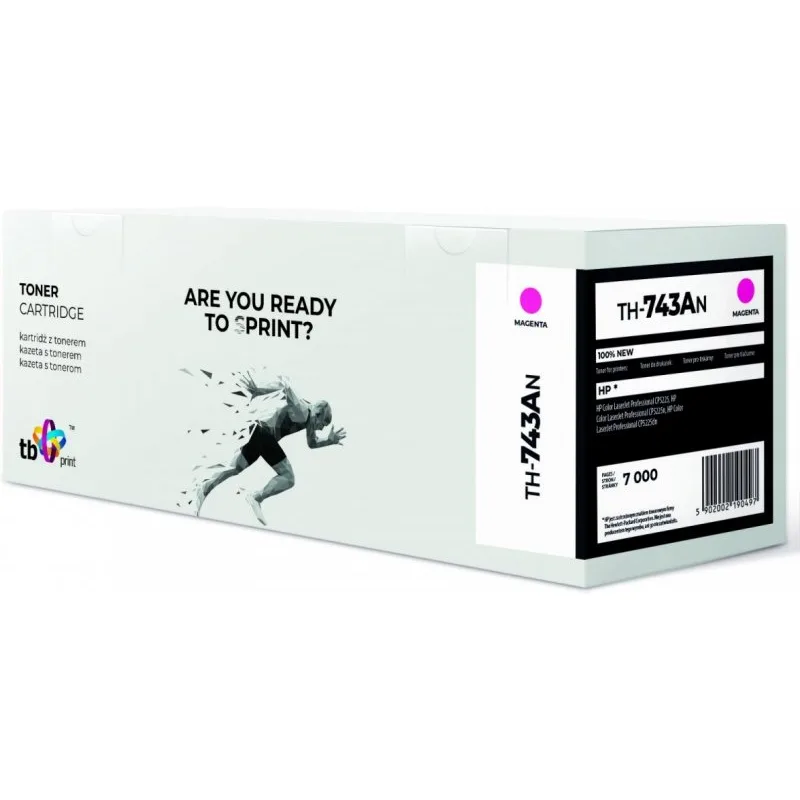 Toner TB kom. s HP CLJ CP5225, Magenta TH-743AN