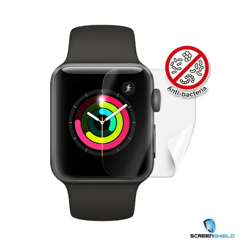 Screenshield Anti-Bacteria APPLE Watch Series 3 (38 mm) folie na displej APP-WTCHS338AB-D