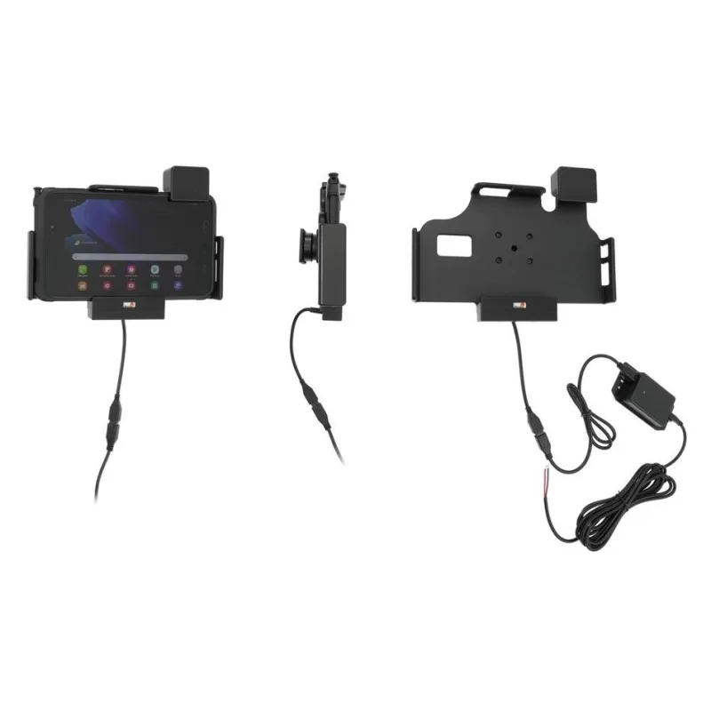 Brodit držák Samsung Galaxy Tab Active 3/Active2 v orig. obalu, jištění, skryté nabíjení, pogo PBR-747224