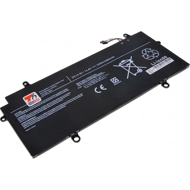 Baterie T6 Power Toshiba Portege Z30-A, Z30-B, Z30T-A, Z30T-B, Z30-C, 3380mAh, 52Wh, 4cell, Li-pol NBTS0111