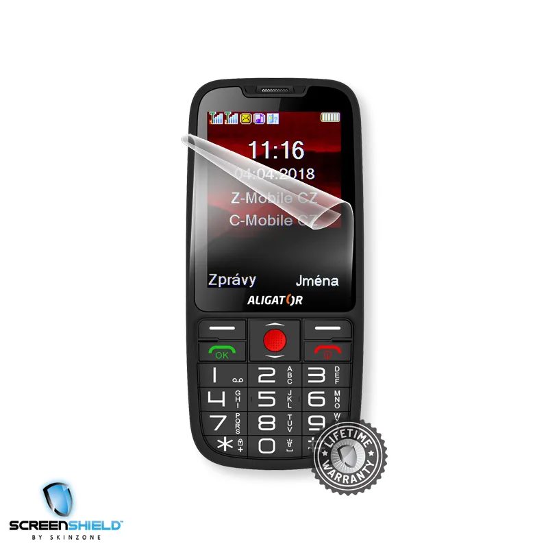 Screenshield ALIGATOR A890 senior folie na displej ALG-A890S-D