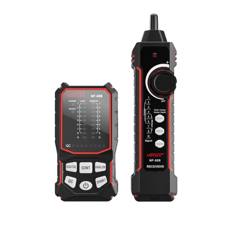 W-Star Tester kabelů UTP WSNF808, RJ45, RJ11, hledačka kabelů, NCV WSNF808