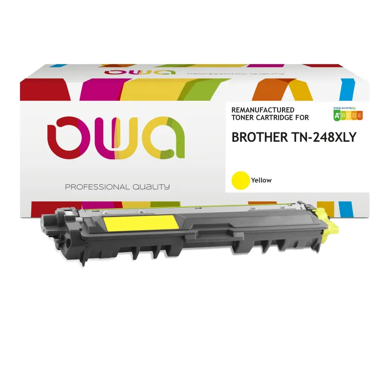 OWA Armor toner kompatibilní s Brother TN-248XL Y, 2300st, žlutá/yellow K16537OW