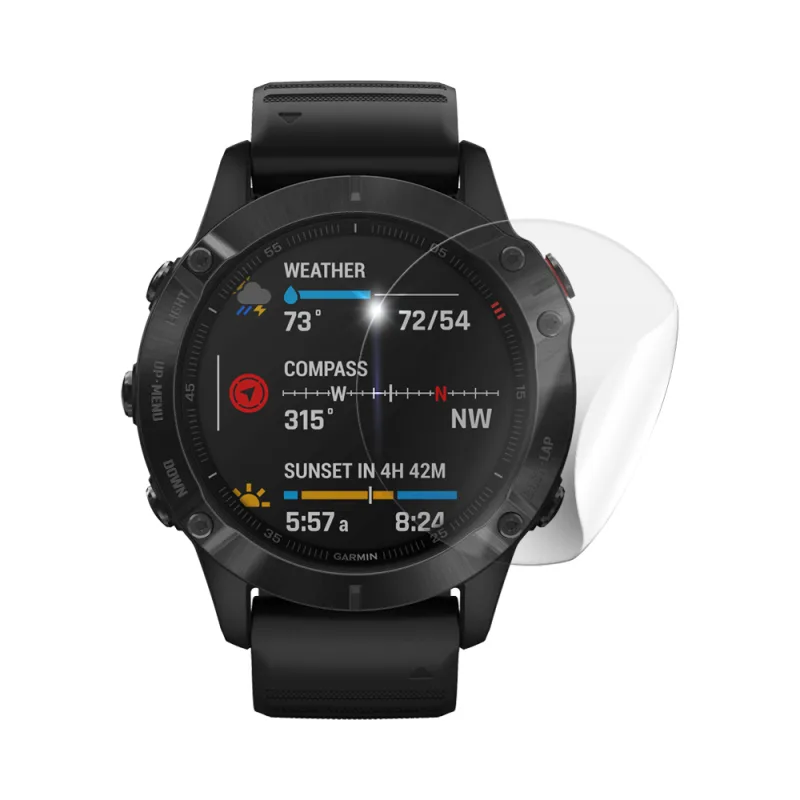 Screenshield GARMIN Fenix 6 folie na displej GAR-FNX6-D