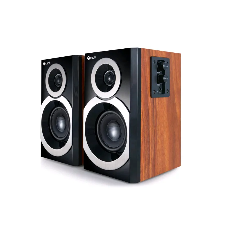 C-TECH SPK-310WD/Stereo/20W/Hnědá SPK-310WD