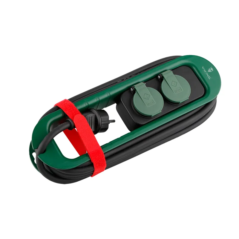 Prodlužovací kabel se zásuvkami Viking R247/Output:2xAC/IP44/venkovní použití/4,7m kabel VR247