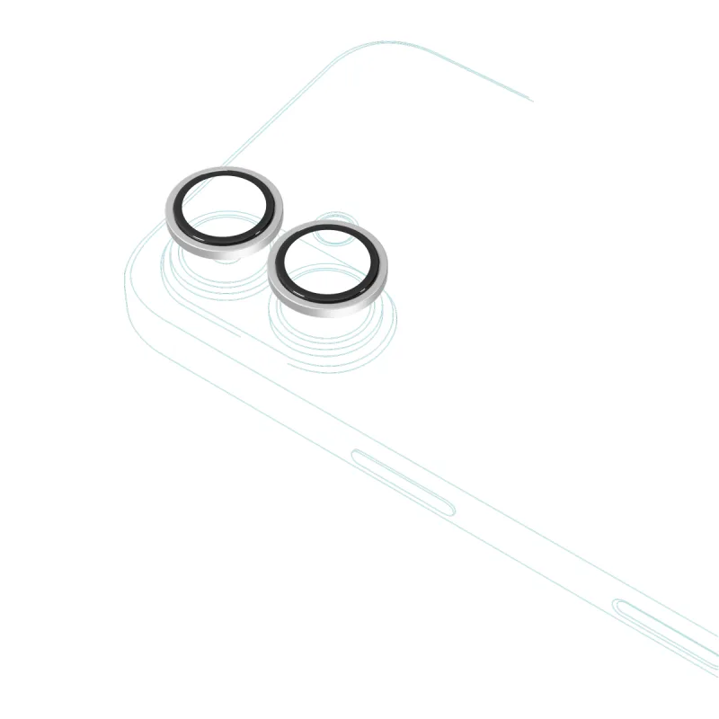 Epico Alu Lens Protectors iPhone 17 - stříbrná 93912152100001