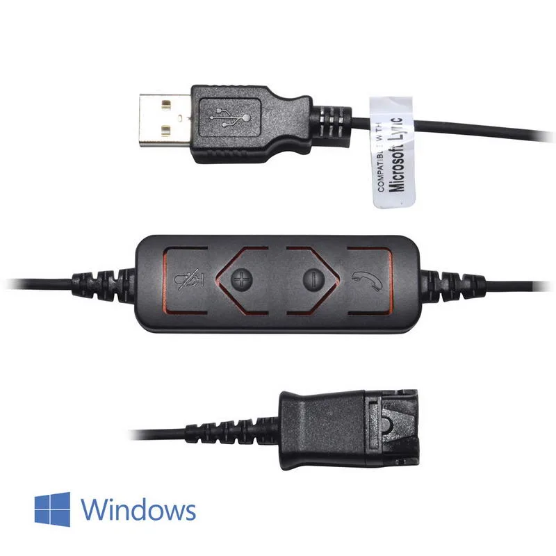 GRANDSTREAM JPL BL-05MS+P kabel pro náhlavky s QD konektorem do USB BL-05MS+P
