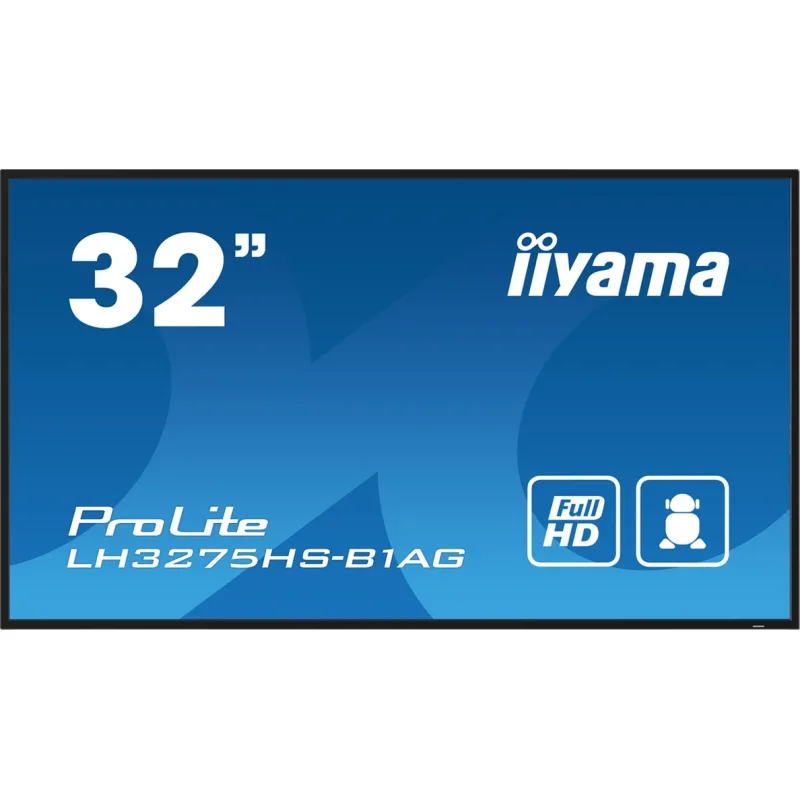 32" iiyama LH3275HS-B1AG: IPS,FHD,Android,24/7 LH3275HS-B1AG