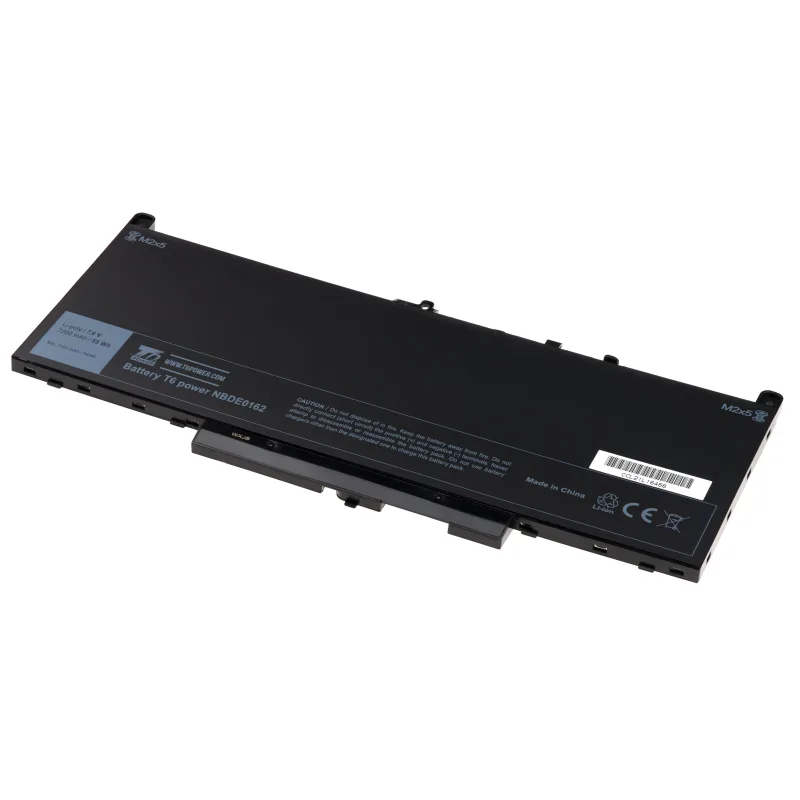 Baterie T6 Power pro Dell Latitude E7270, E7470, 12 E7270, 14 E7470, 7200mAh, 55Wh, 4cell, Li-pol NBDE0162