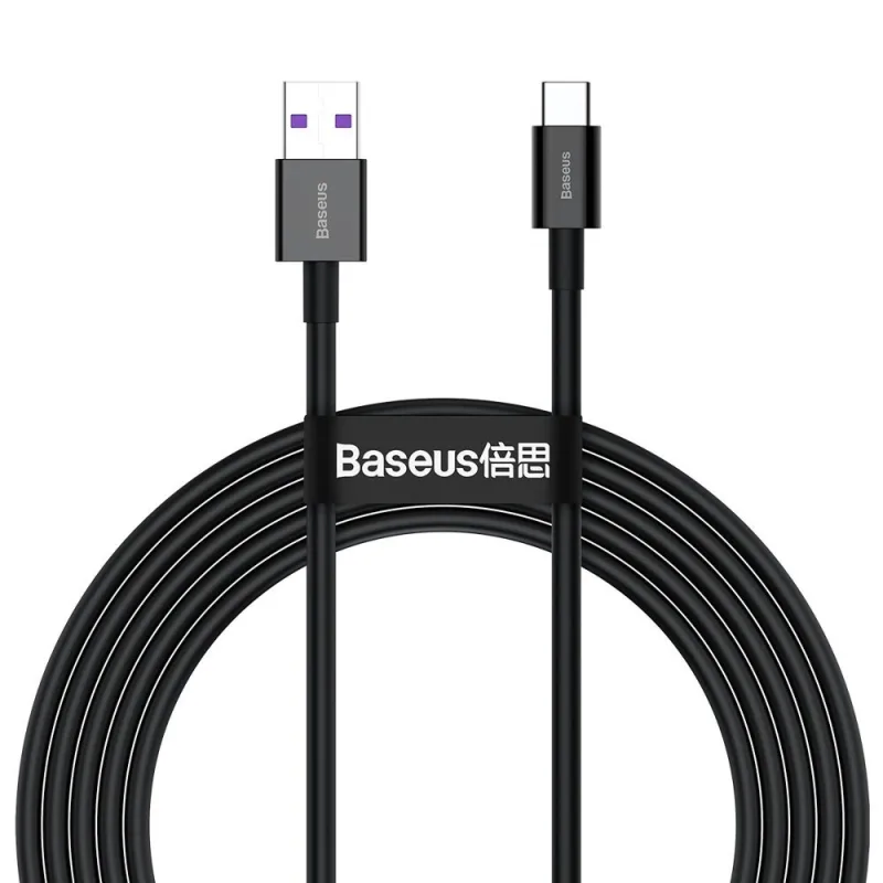NONAME Baseus Datový kabel Superior Series USB/USB-C 66W 2m (11V 6A) černý 6953156205512