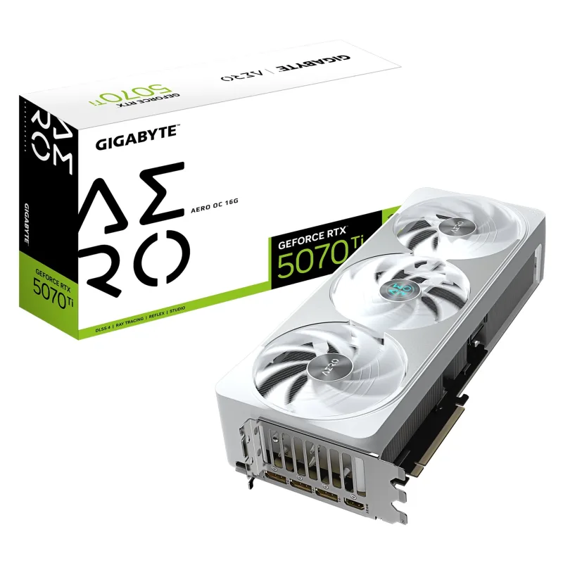 GIGABYTE GeForce RTX 5070 Ti AERO/OC/16GB/GDDR7 GV-N507TAERO OC-16GD