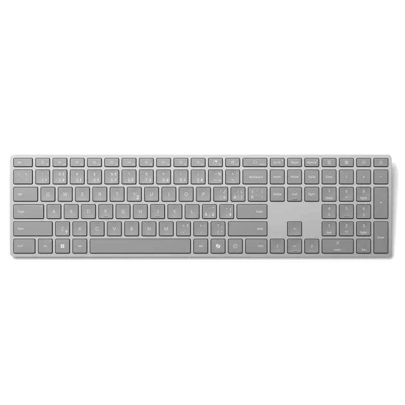 Microsoft Surface Keyboard (2. edice)/Bezdrátová Bluetooth/CZ-SK layout/Šedá EP2-04196