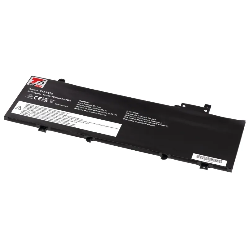 Baterie T6 Power Lenovo ThinkPad T480s serie, 4950mAh, 57Wh, 3cell, Li-Pol NBIB0179