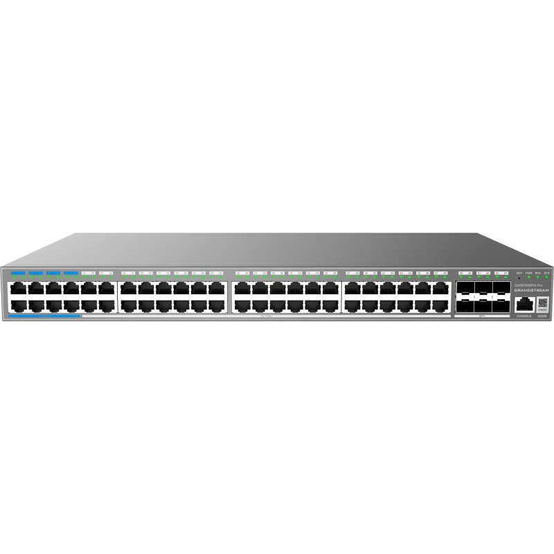 Grandstream GWN7806PH Pro L2++ Managed switch, 48x 1Gb RJ45, PoE++, 6x SFP+, stacking GWN7806PH Pro