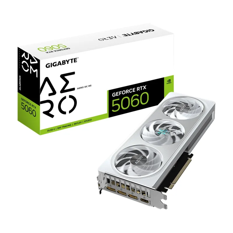 GIGABYTE GeForce RTX 5060 AERO/OC/8GB/GDDR7 GV-N5060AERO OC-8GD
