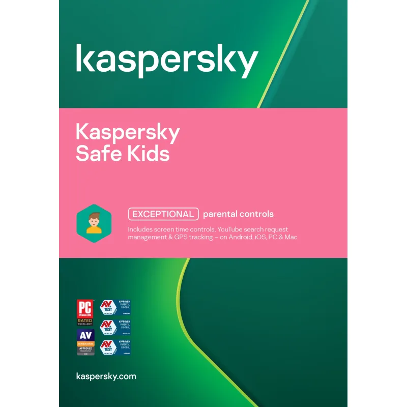 ESD Kaspersky Safe Kids 1 uživatel 1 rok KL1962ODAFS