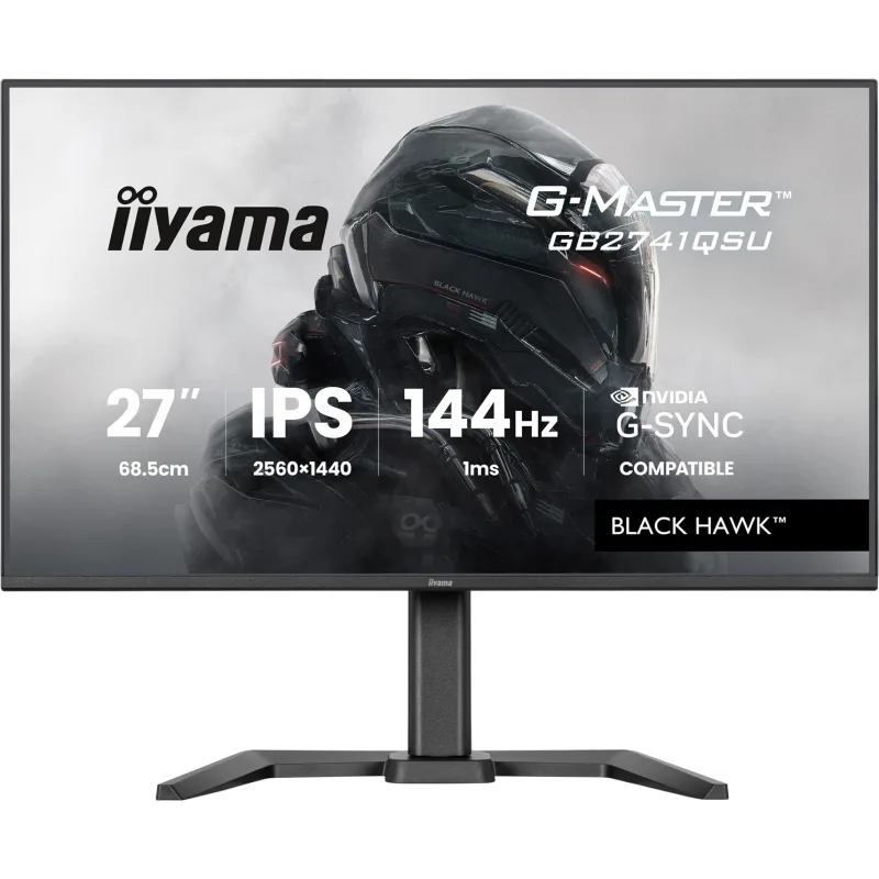 iiyama G-Master/GB2741QSU-B1/27"/IPS/QHD/144Hz/1ms/Černá/3R GB2741QSU-B1