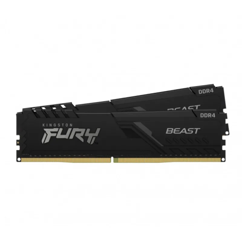 Kingston FURY Beast/DDR4/16GB/3600MHz/CL17/2x8GB/Black KF436C17BBK2/16