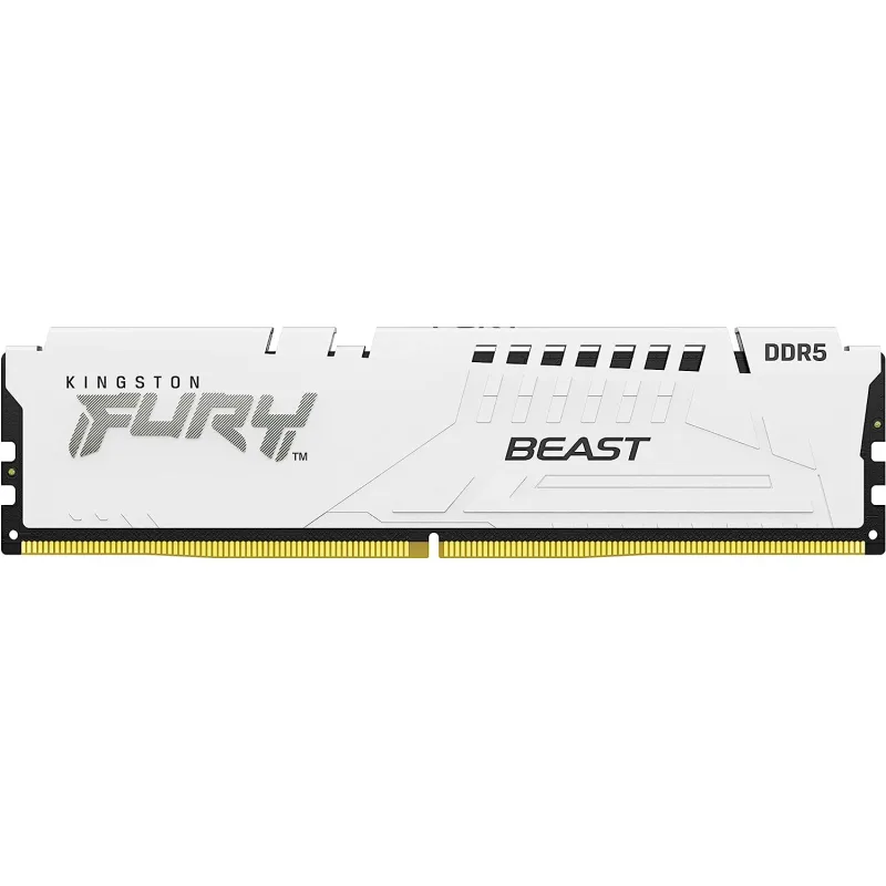 Kingston FURY Beast/DDR5/64GB/6000MHz/CL40/4x16GB/White KF560C40BWK4-64