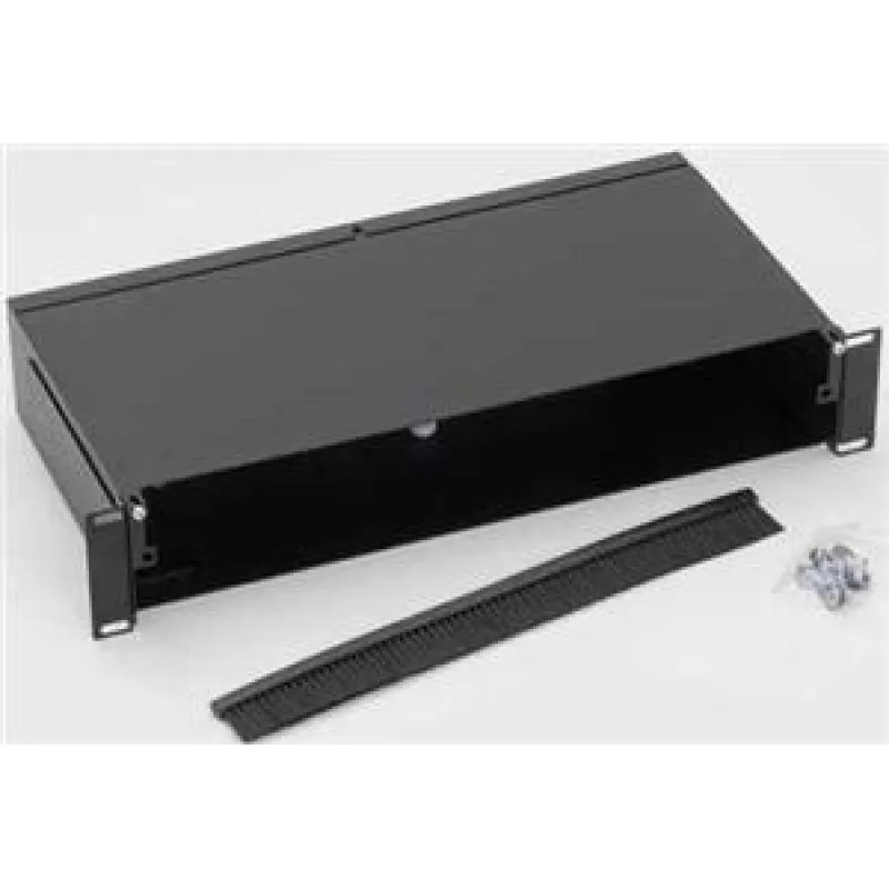 TRITON 19" optická vana 2U bez čelního panelu černá RAB-FO-X60-A1